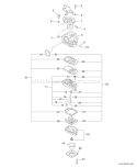 Page C Diagram and Parts List for PB-651H 07001237 - 07999999 Echo Leaf Blower / Vacuum