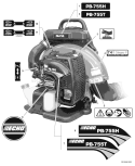 Page I Diagram and Parts List for PB-755H P06913001001 - P06913999999 Echo Leaf Blower / Vacuum