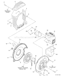 Part Location Diagram of E103000341 Echo Case-Fan - Rear