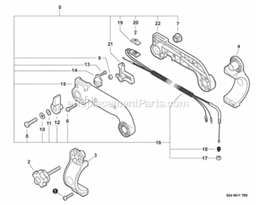 Tube_Mount_Throttle_Control Diagram and Parts List for PB-760LNT P39413001001 - P39413999999 Echo Leaf Blower / Vacuum