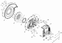 Part Location Diagram of E103000670 Echo Case, Fan