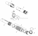 Part Location Diagram of E164000090 Echo Flexible Tube