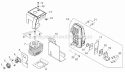 Part Location Diagram of A313001080 Echo Guide, Exhaust