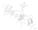 Fan Cover, Engine Cover Diagram and Parts List for PB-770T P05311001001-P05311999999 Echo Leaf Blower / Vacuum