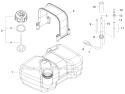 Fuel System Diagram and Parts List for PB-770T P05311001001-P05311999999 Echo Leaf Blower / Vacuum