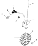 Ignition Diagram and Parts List for PB-770T P05311001001-P05311999999 Echo Leaf Blower / Vacuum