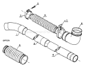 Part Location Diagram of 21001501110 Echo Pipe, Straight