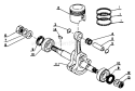 Page G Diagram and Parts List for PB-9 After S/N 001001 Echo Leaf Blower / Vacuum