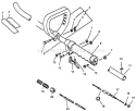 Page B Diagram and Parts List for PE-2000 Type 1E -After S/N 001001 Echo Edger