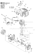 Page B Diagram and Parts List for PE-200 07001001 - 07001032 Echo Edger