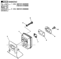Page C Diagram and Parts List for PE-200 07001033 - 07999999 Echo Edger