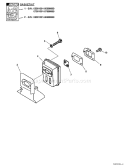 Page C Diagram and Parts List for PE-200 08001001 - 08999999 Echo Edger