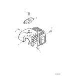 Page B Diagram and Parts List for PE-200 S83013001001 - S83013999999 Echo Edger