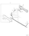 Page B Diagram and Parts List for PE-225 S78813001001 - S78813999999 Echo Edger