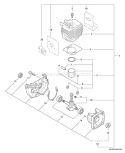 Page E Diagram and Parts List for PE-225 S78813001001 - S78813999999 Echo Edger