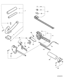 Page K Diagram and Parts List for PE-231 06001001-06999999 Echo Edger
