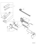 Page J Diagram and Parts List for PE-231 02001001-02999999 Echo Edger