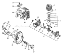 Part Location Diagram of LB1020 Echo Long Block