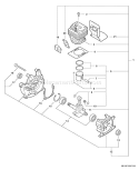 Page D Diagram and Parts List for PE-260 06001001-06999999 Echo Edger