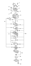Page A Diagram and Parts List for PE-261 02001001-02999999 Echo Edger