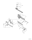 Page B Diagram and Parts List for PE-261 02001001-02999999 Echo Edger