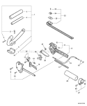 Page M Diagram and Parts List for PE-260 05001001-05999999 Echo Edger