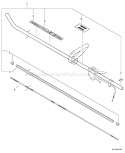 Page O Diagram and Parts List for PE-231 06001001-06999999 Echo Edger