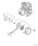 Page R Diagram and Parts List for PE-260 05001001-05999999 Echo Edger