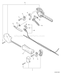 Page B Diagram and Parts List for PE-265S S71412001001-S71412999999 Echo Edger