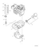 Page H Diagram and Parts List for PE-265S S71412001001-S71412999999 Echo Edger