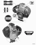 Page M Diagram and Parts List for PE-265 S75811001001-S75811999999 Echo Edger