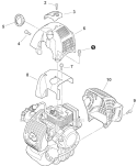 Covers Diagram and Parts List for PE-266S T43611001001-T43611999999 Echo Edger