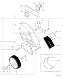 Edging Assembly - Metal Diagram and Parts List for PE-266S T43813001001-T43813999999 Echo Edger