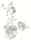 Page A Diagram and Parts List for PE-266 T42811001001-T42811999999 Echo Edger