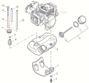 Page H Diagram and Parts List for PE-266 T42811001001-T42811999999 Echo Edger