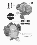 Part Location Diagram of X547000900 Echo Label-Model Pe-280