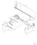 Page Q Diagram and Parts List for PE-280 S83413001001-S83413999999 Echo Edger