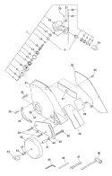 Page D Diagram and Parts List for PE-311 02001001-02999999 Echo Edger
