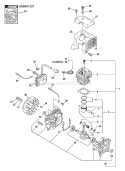 Page C Diagram and Parts List for PE-311 10001001-10999999 Echo Edger