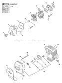 Page G Diagram and Parts List for PE-311 10001001-10999999 Echo Edger