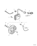 Page K Diagram and Parts List for PE-311 S76012001001-S76012999999 Echo Edger