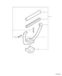 Part Location Diagram of C423000300 Echo Bracket-Handle-Lower