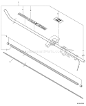 Page O Diagram and Parts List for PE-311 S76012001001-S76012999999 Echo Edger