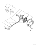 Page R Diagram and Parts List for PE-311 S76012001001-S76012999999 Echo Edger