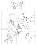 Page C Diagram and Parts List for PE-231 06001001-06999999 Echo Edger
