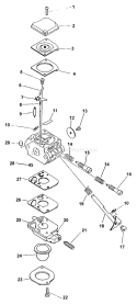 Page A Diagram and Parts List for PP-1250 001001-007863 Echo Pole Saw