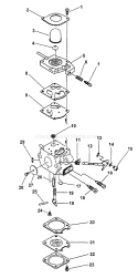 Page A Diagram and Parts List for PP-1260 After S/N 001001 Echo Pole Saw