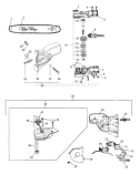Page D Diagram and Parts List for PP-1260 After S/N 001001 Echo Pole Saw