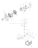 Page F Diagram and Parts List for PPF-2100 Type 1E -001001-506099 Echo Pole Saw