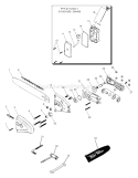 Page D Diagram and Parts List for PPF-2100 Type 1E -506100-509499 Echo Pole Saw